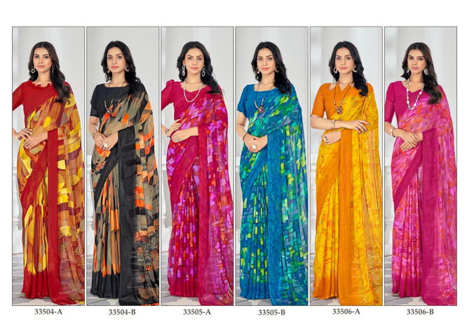 Star Chiffon 159 By Ruchi Printed Daily Wear Sarees Orders In India